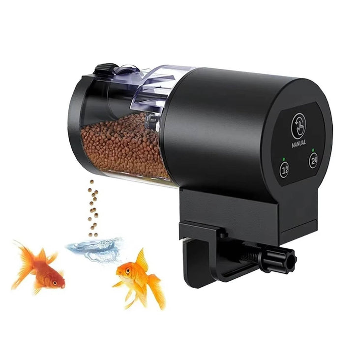 Automatic Programmable Aquarium Fish Feeder with Timer 3.5oz Capacity