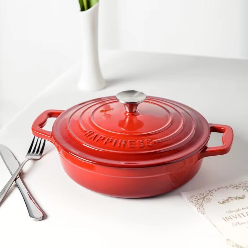 Enameled Cast Iron Dutch Oven Cookware