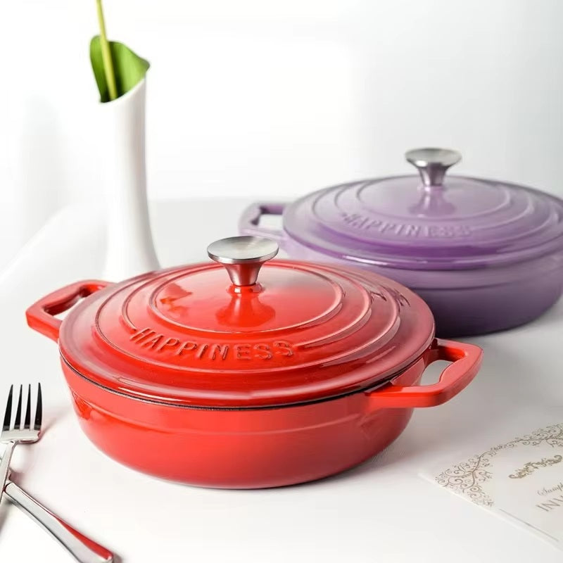 Enameled Cast Iron Dutch Oven Cookware