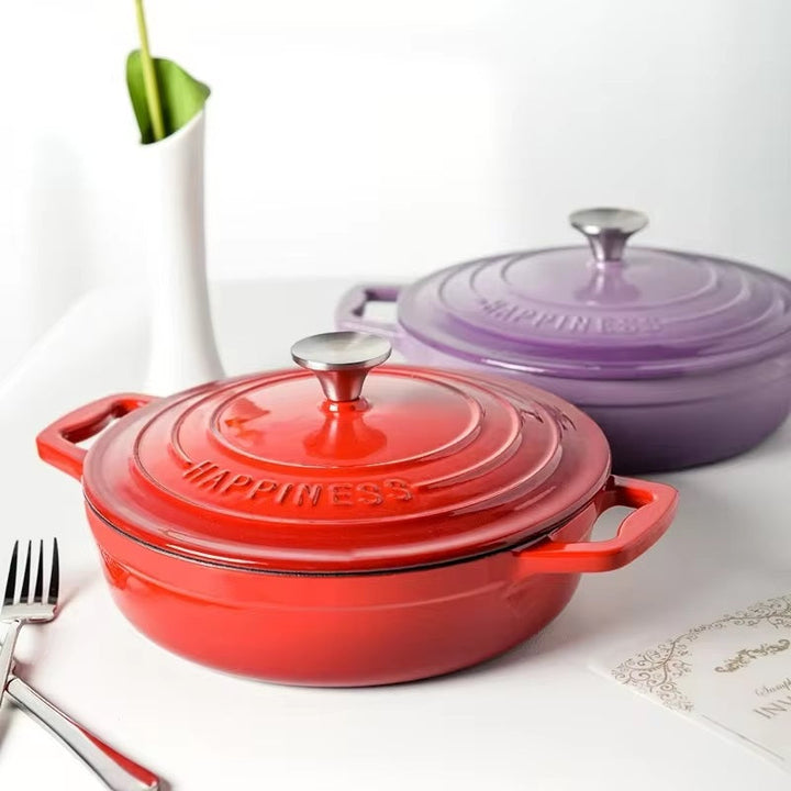 Enameled Cast Iron Dutch Oven Cookware