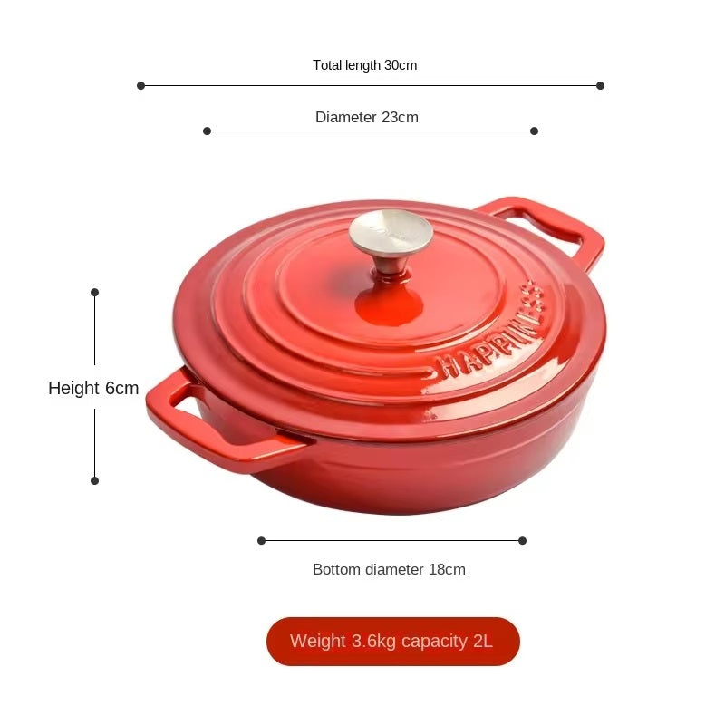 Enameled Cast Iron Dutch Oven Cookware