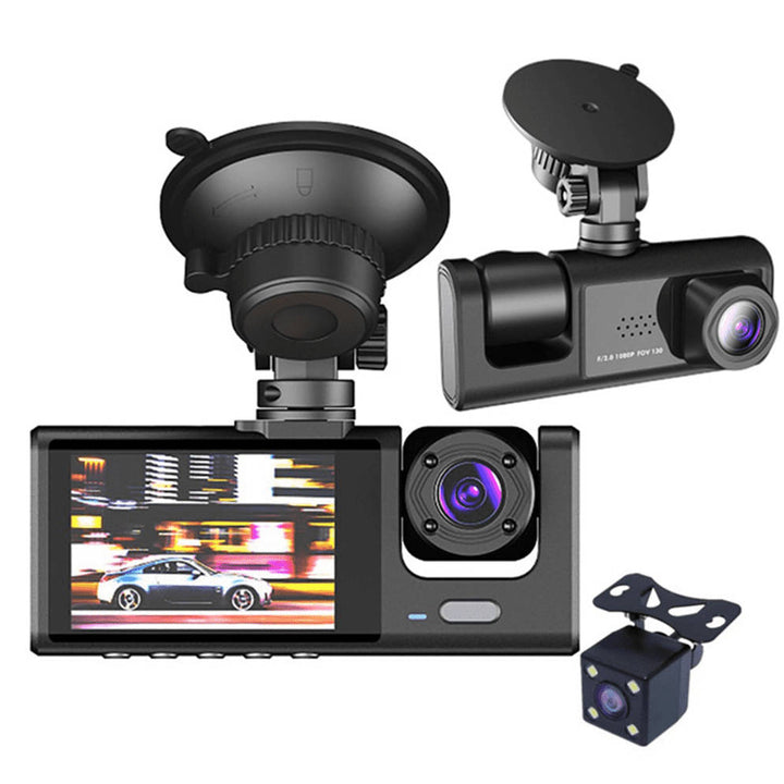 Car Dashcam Front and Rear with Display Screen High Resolution