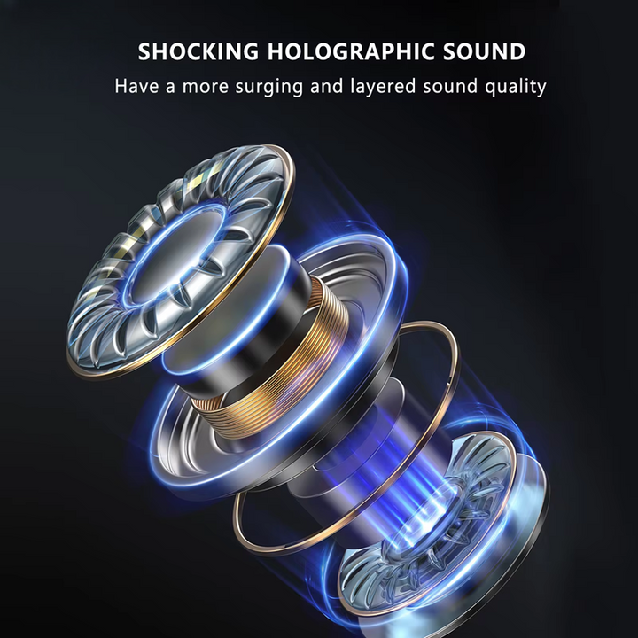 Wireless Bluetooth Earbuds with Built-in Microphone