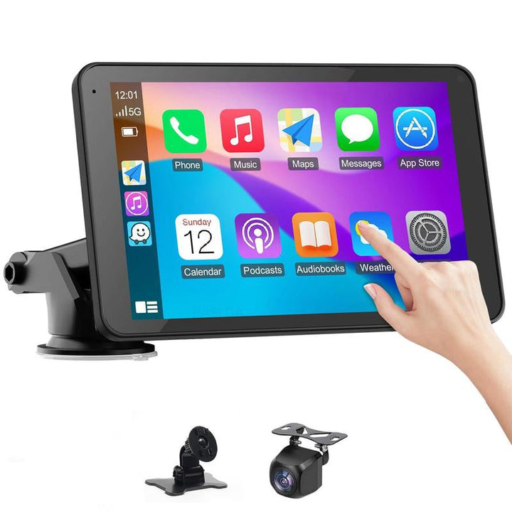 Portable Wireless CarPlay Touchscreen Compatible with iPhone and - Lenila