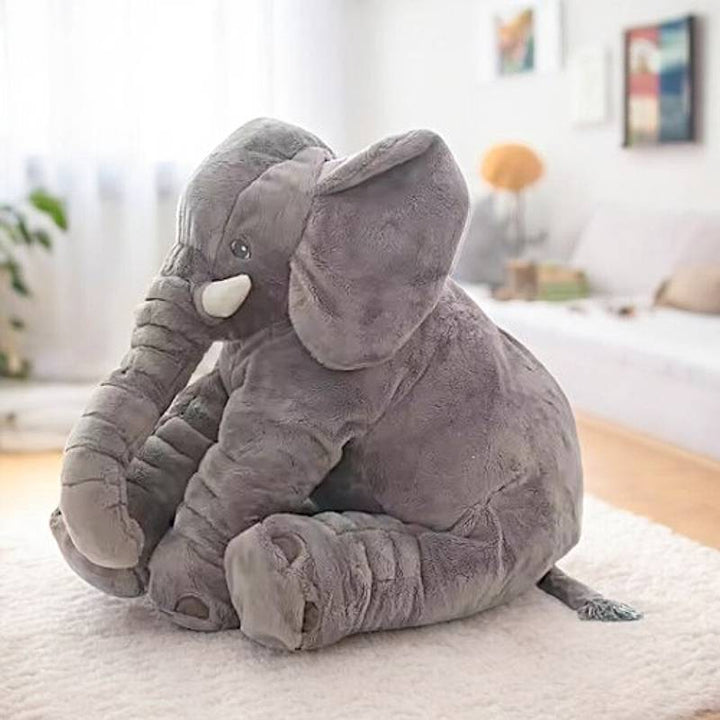 Kids Plush Elephant Pillow Soft Huggable Design - Lenila