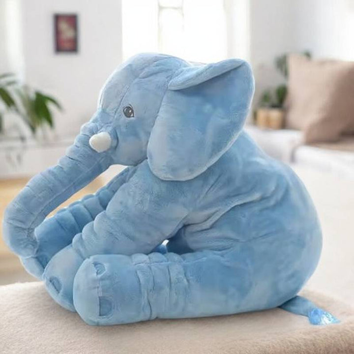 Kids Plush Elephant Pillow Soft Huggable Design