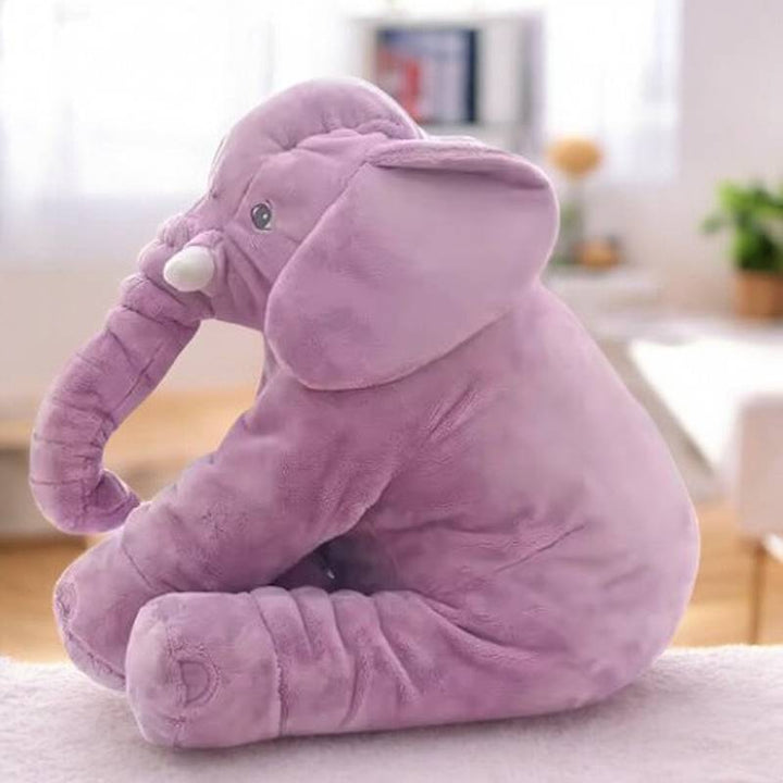 Kids Plush Elephant Pillow Soft Huggable Design
