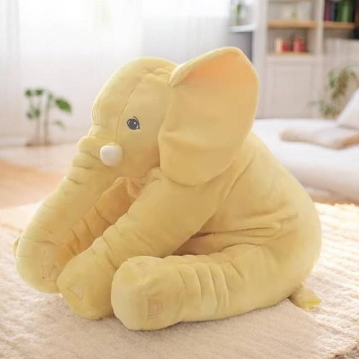 Kids Plush Elephant Pillow Soft Huggable Design