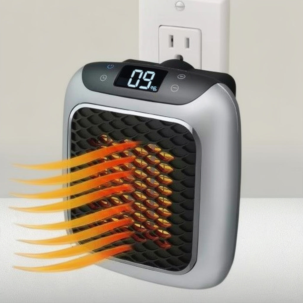 Electric Wall Heater 800W with Remote Control LED Display - Lenila