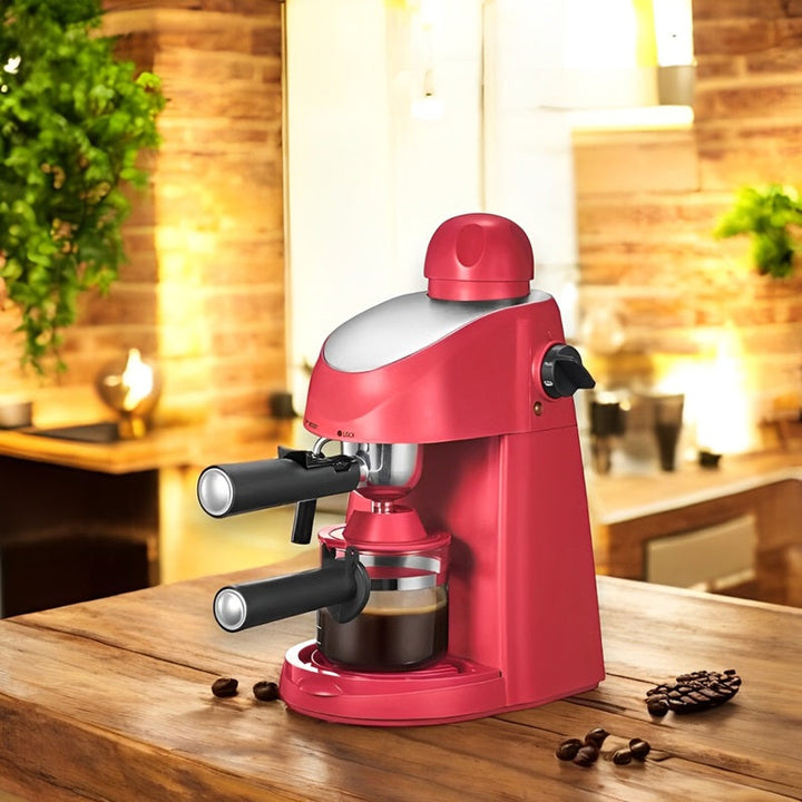 Espresso Machine with Built-In Steam Wand