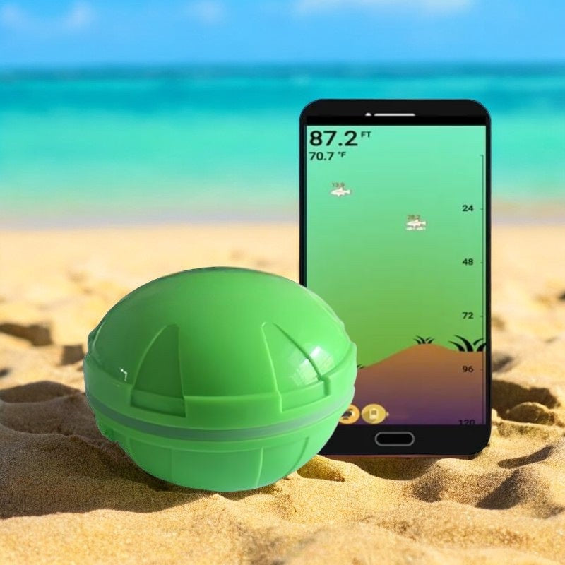 Smart Sonar Fish Finder Portable Waterproof Device - Lenila