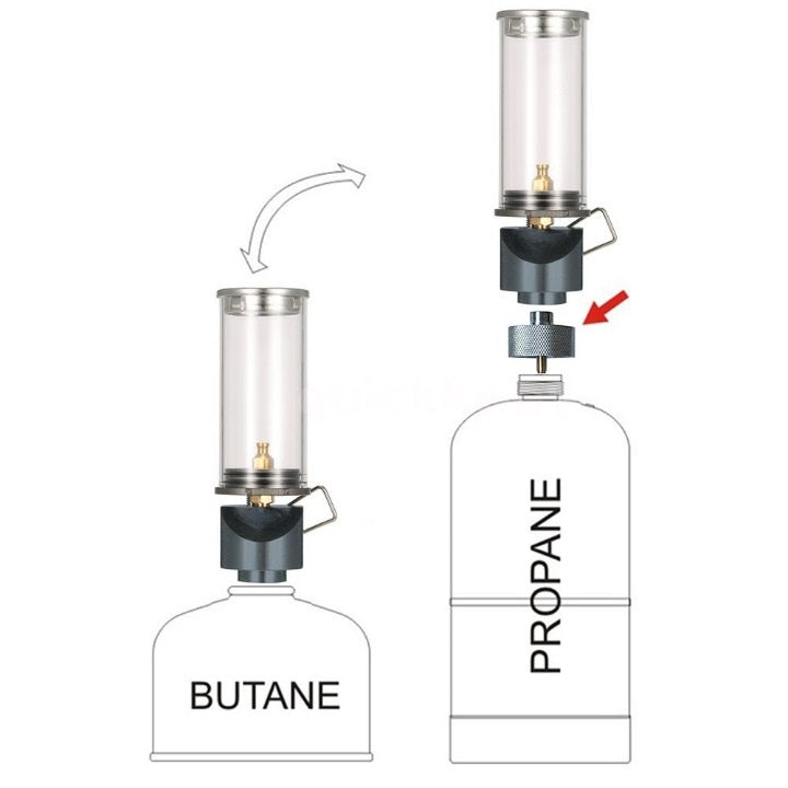Portable Gas Lamp Adjustable Brightness