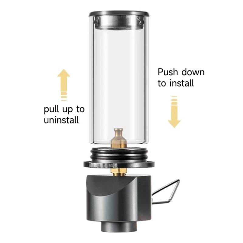 Portable Gas Lamp Adjustable Brightness