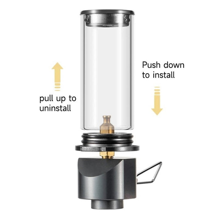 Portable Gas Lamp Adjustable Brightness