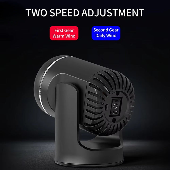 Portable 12V Car Heater with Rotation and Overheat Protection