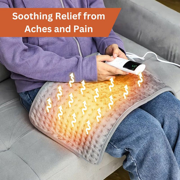 Electric Heating Pad with Timer Adjustable Temperature Control
