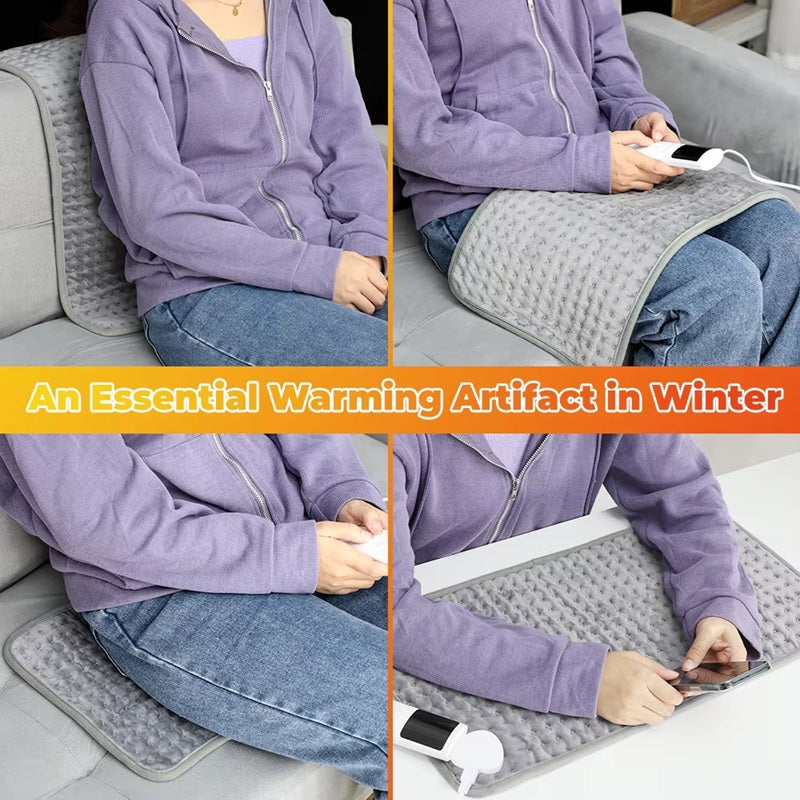 Electric Heating Pad with Timer Adjustable Temperature Control