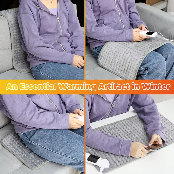 Electric Heating Pad with Timer Adjustable Temperature Control