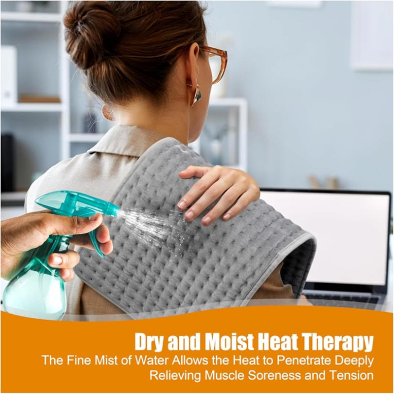 Electric Heating Pad with Timer Adjustable Temperature Control