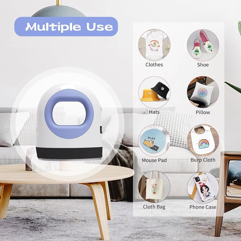 Portable Mini Heat Press Machine Compact Lightweight Design