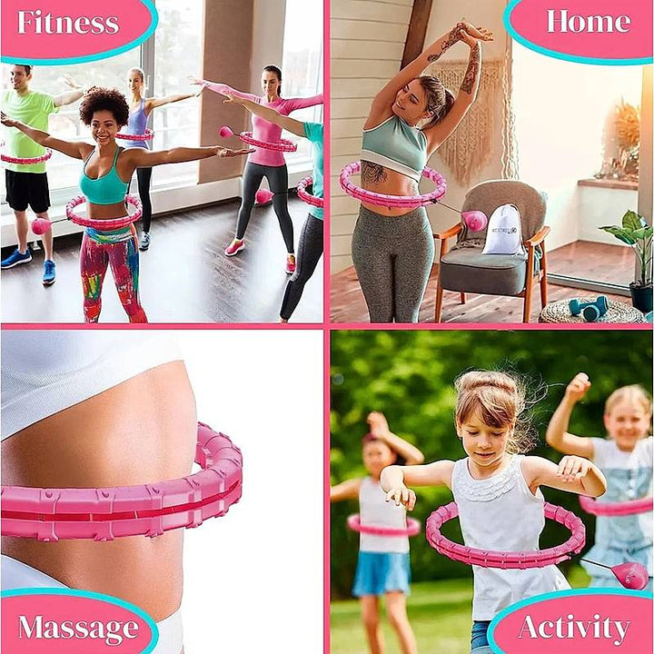 Adjustable Weighted Hula Hoop Fitness Exercise