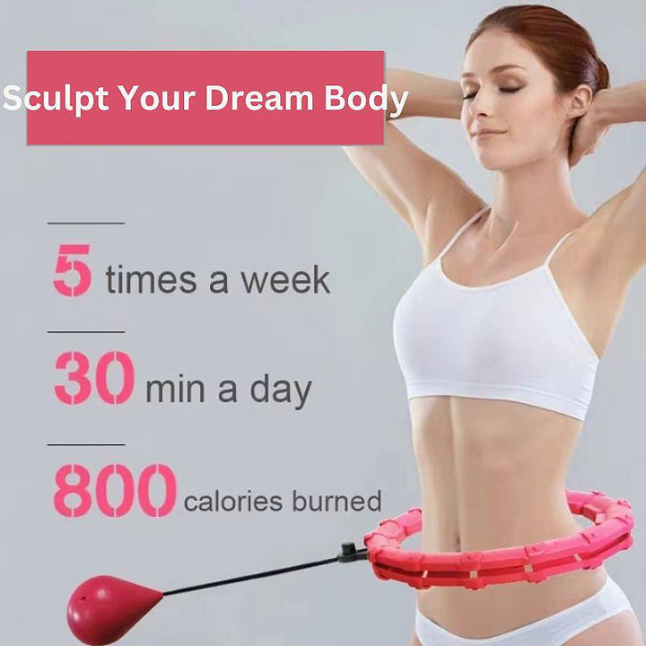 Adjustable Weighted Hula Hoop Fitness Exercise
