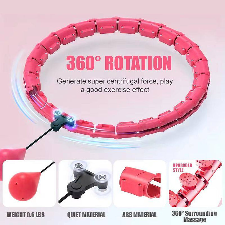 Adjustable Weighted Hula Hoop Fitness Exercise