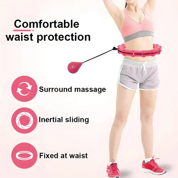 Adjustable Weighted Hula Hoop Fitness Exercise