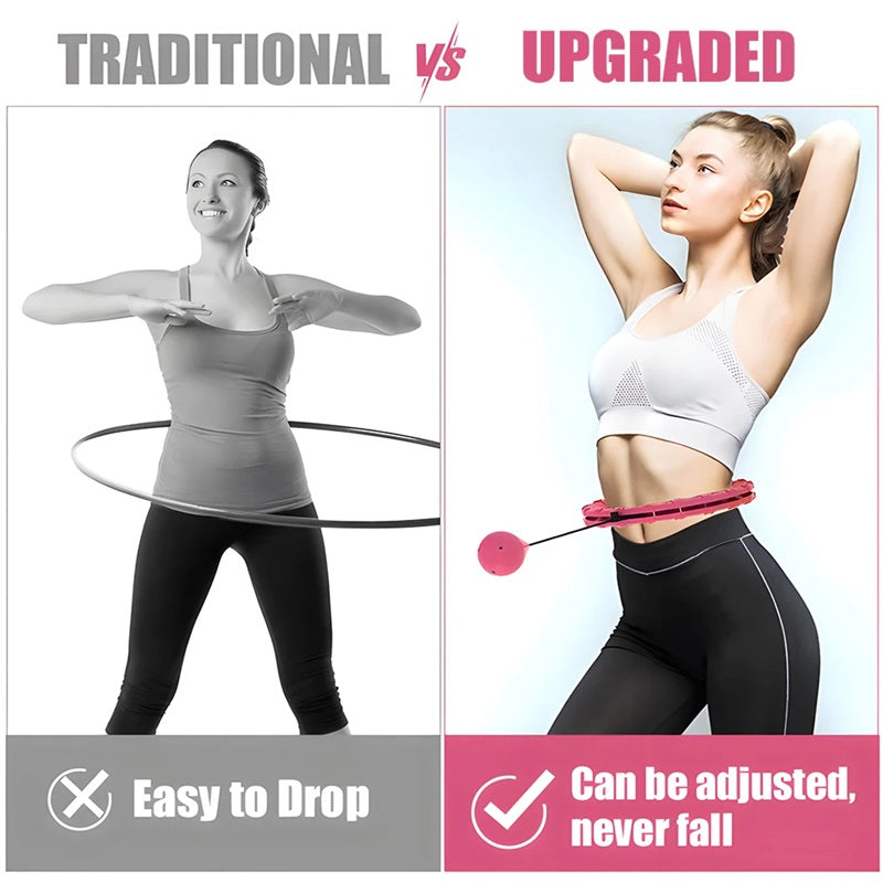 Adjustable Weighted Hula Hoop Fitness Exercise