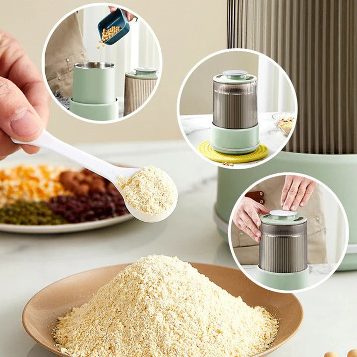 Multifunctional Two-Tier Flour Mill Appliance
