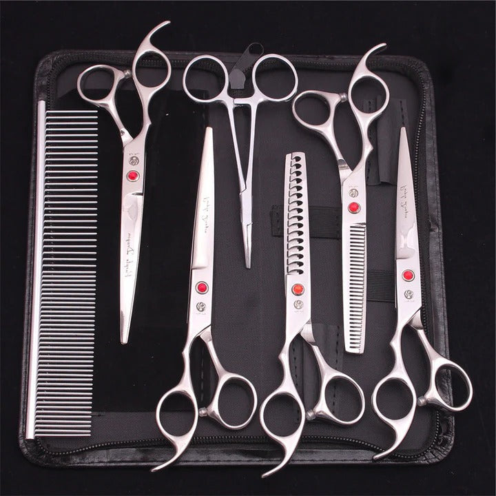 Professional Dog Grooming Scissors Stainless Steel Sharp - Lenila
