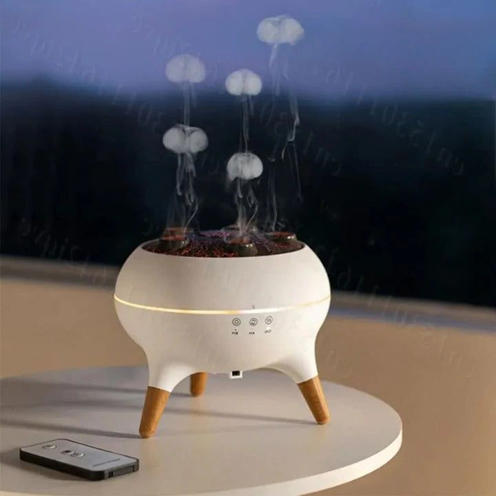Unisex Humidifier with Essential Oil Diffuser Jellyfish Design - Lenila