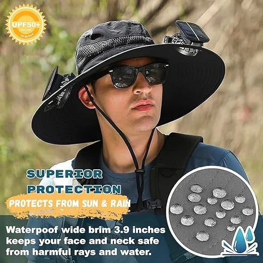 Mens Sun Hat Lightweight Breathable