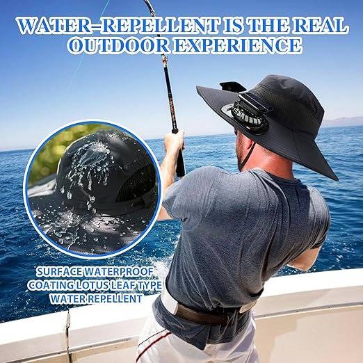 Mens Sun Hat Lightweight Breathable