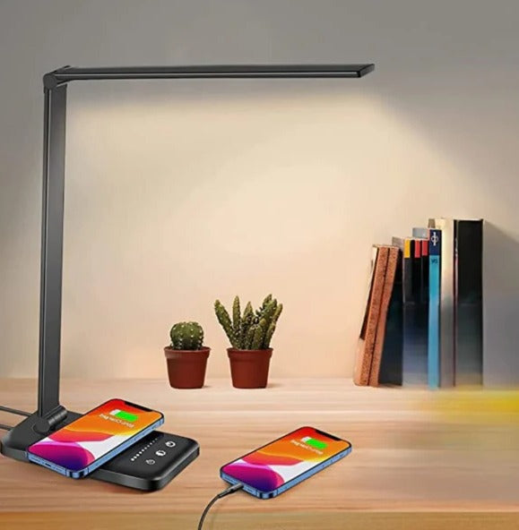 Adjustable LED Table Lamp With Charging Function - Lenila