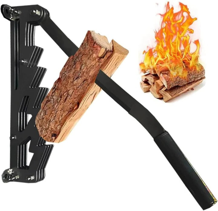 Wall Mounted Firewood Splitter Steel Heavy Duty - Lenila