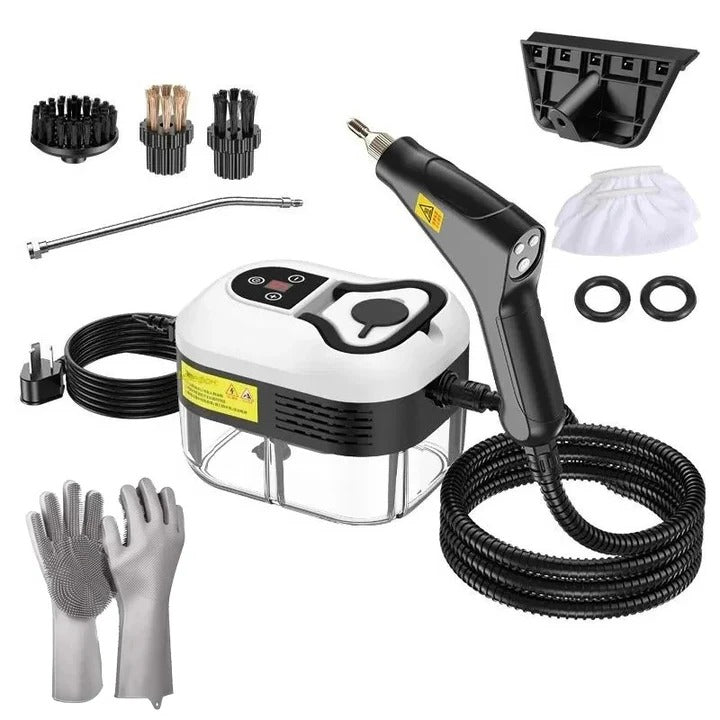High Pressure Steam Cleaner 2500W with Protective Gloves - Lenila