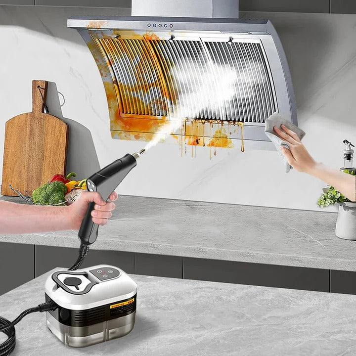 High Pressure Steam Cleaner 2500W with Protective Gloves