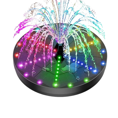 Outdoor Solar Fountain with LED Lights - Lenila