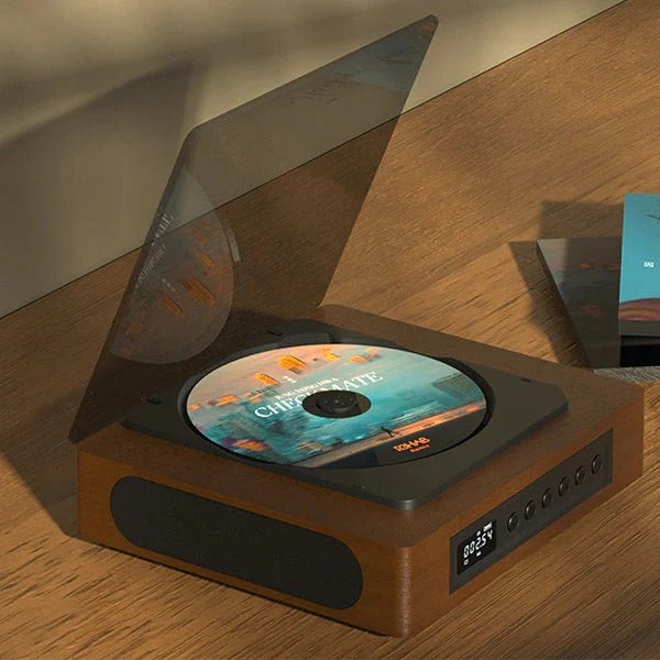 Wireless Bluetooth CD Player with Type-C Port