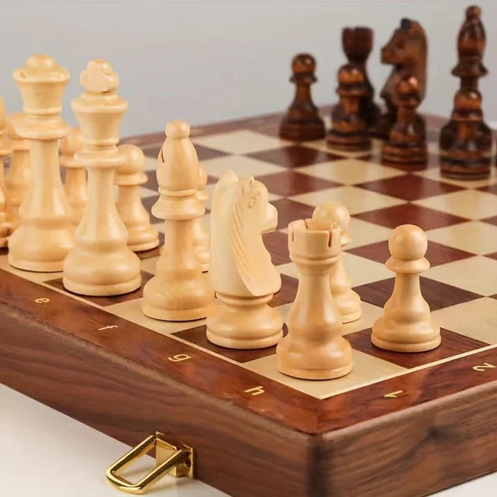 Wooden Chess Set Classic Board Game