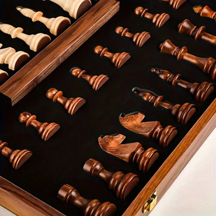 Wooden Chess Set Classic Board Game
