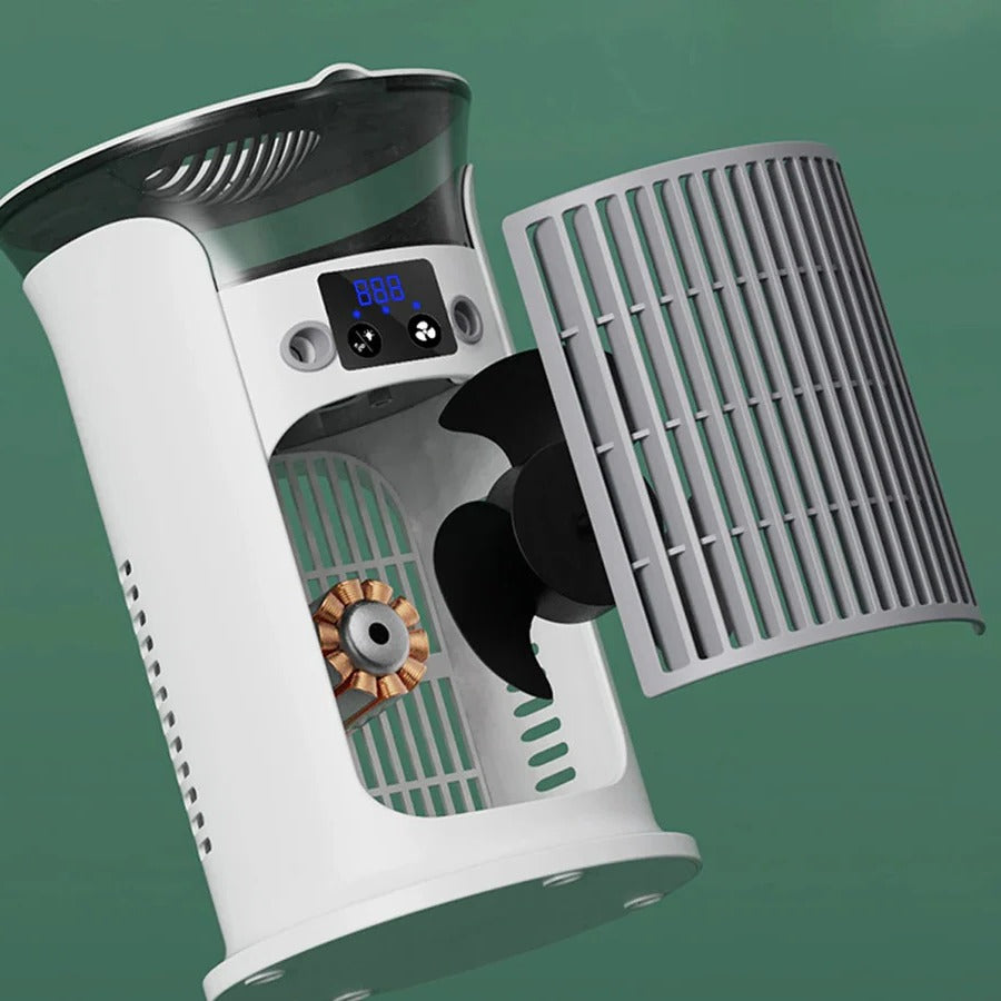 Portable Mini Air Conditioner with LED and Humidifier Features