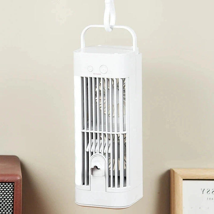 Portable Mini Air Conditioner Desk Fan with Spray Cooling