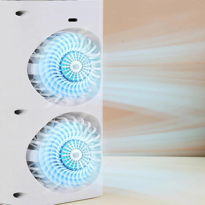 Portable Mini Air Conditioner Desk Fan with Spray Cooling