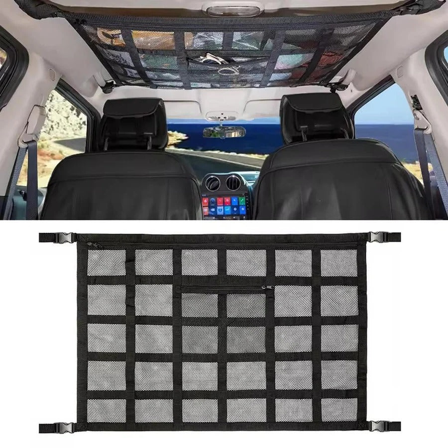 Universal Interior Cargo Net Elastic Mesh Storage