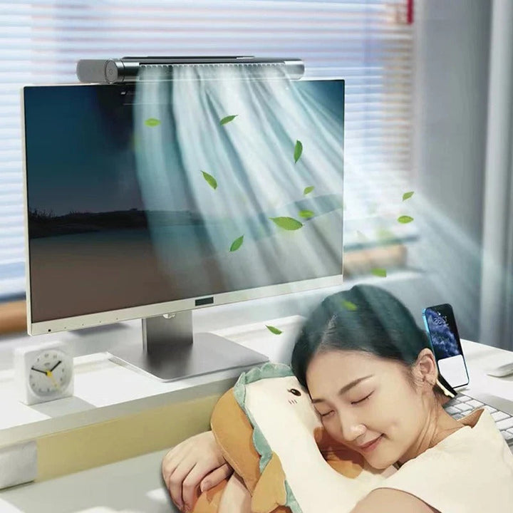 USB Bladeless Fan Desktop Air Cooler Portable Compact Design - Lenila