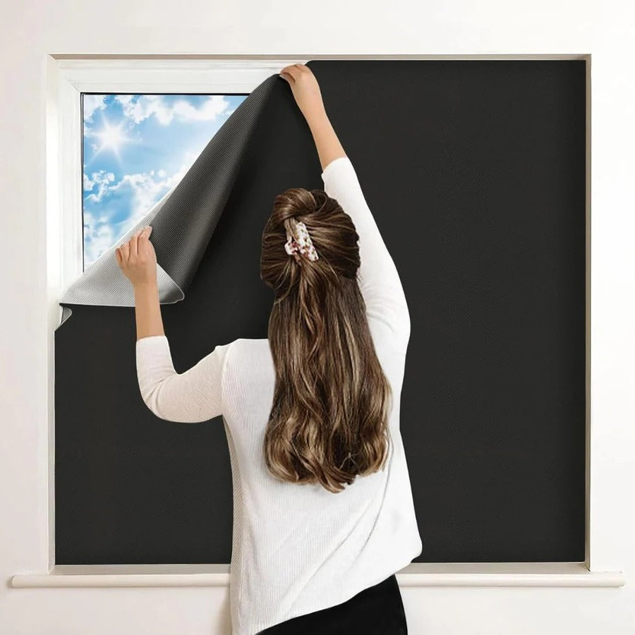 Window Shade Adhesive Blackout Sun Blocking - Lenila