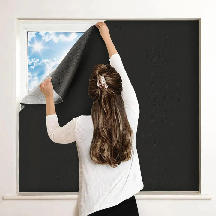 Window Shade Adhesive Blackout Sun Blocking - Lenila