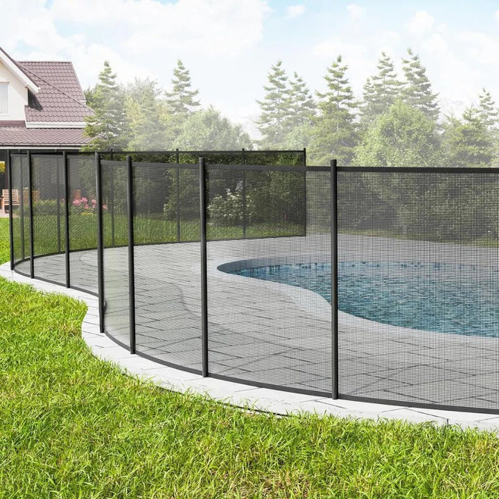 Removable Inground Swimming Pool Safety Fence Durable Mesh - Lenila